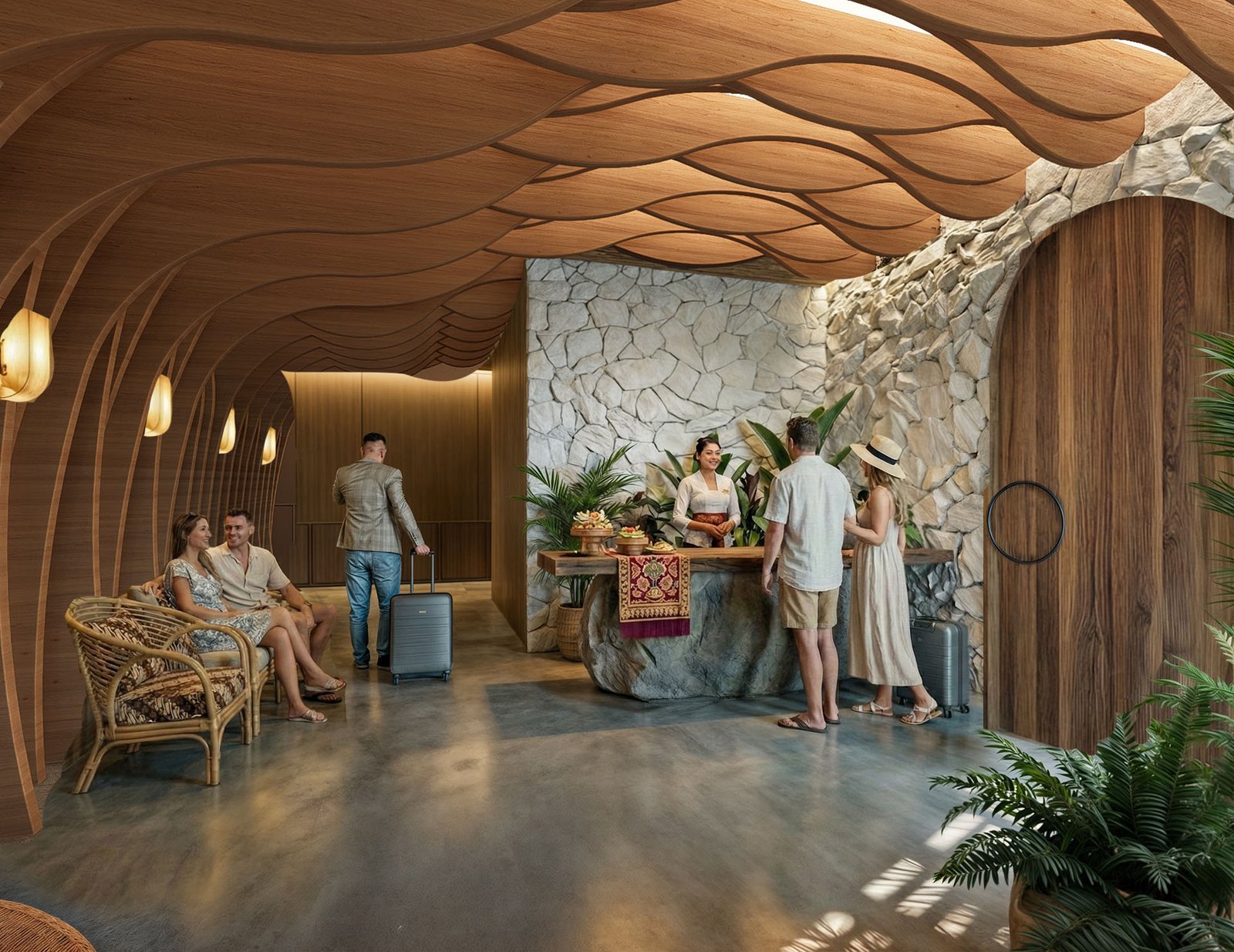 The Paloma lobby